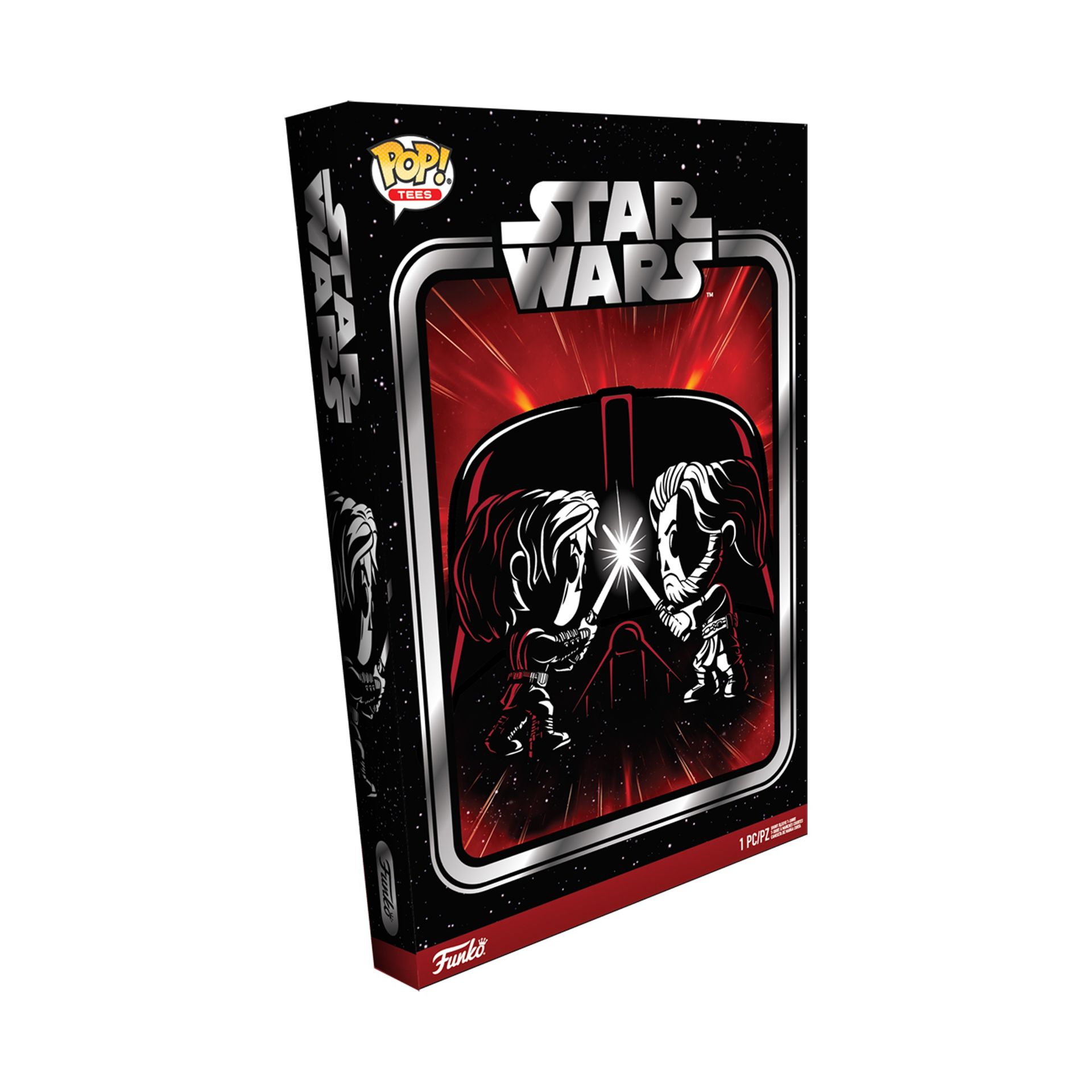 Funko Boxed Tee: Star Wars - Anakin vs. Obi-Wan Kenobi - M - flash vidéo