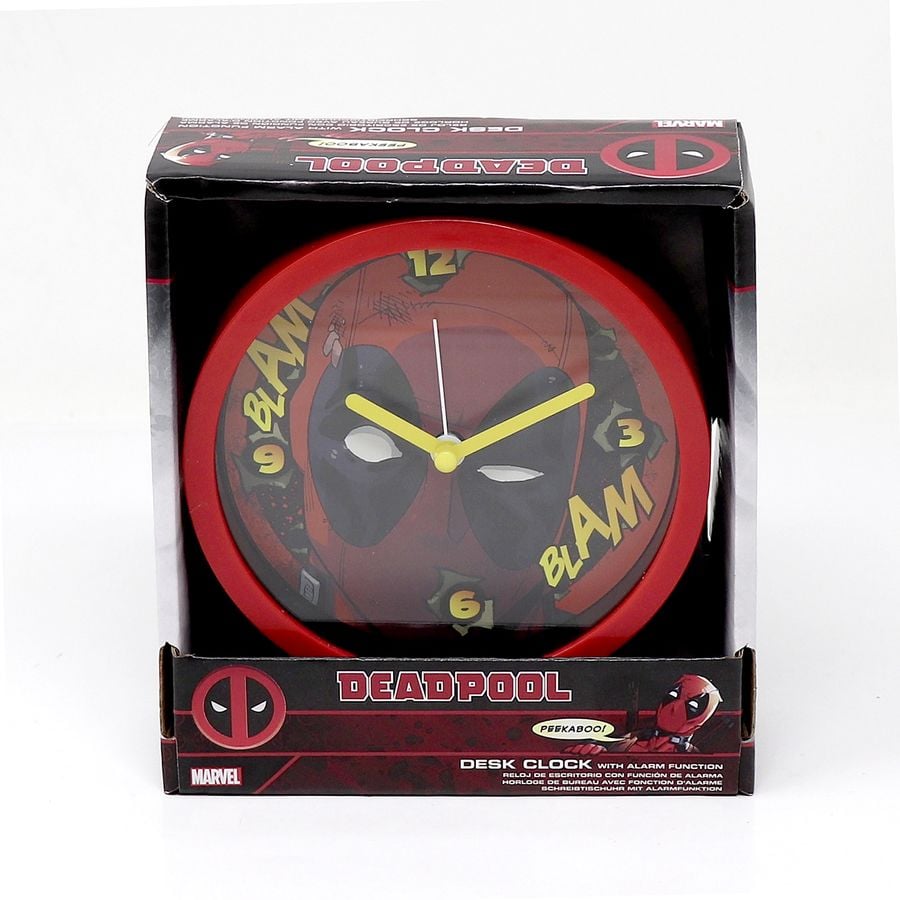 Deadpool - Horloge de bureau BLAM BLAM - flash vidéo
