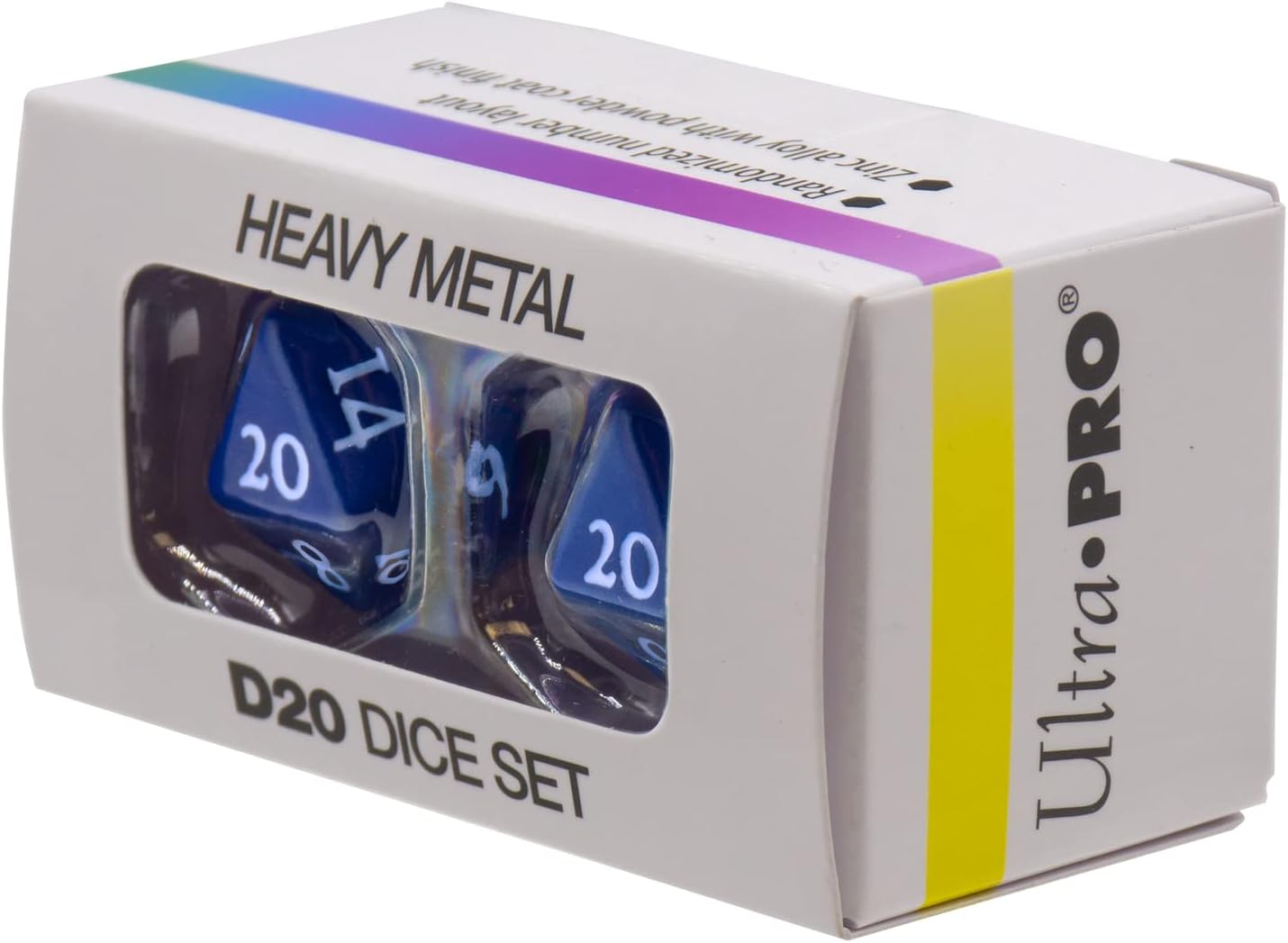 Ultra Pro - Vivid Heavy Metal D20 : Bleu - flash vidéo