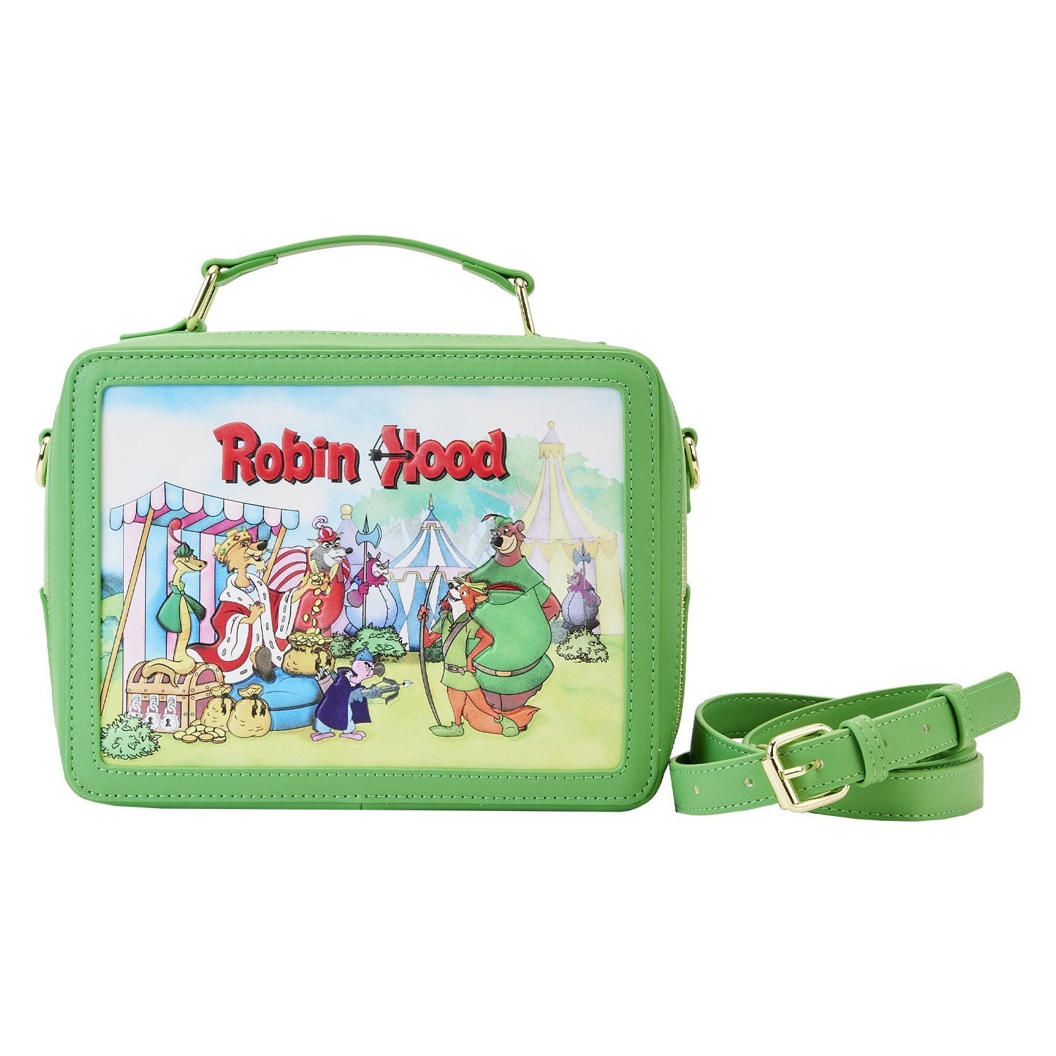Loungefly: Disney Robin Hood - Robin Hood Lunchbox Cross Body Bag - flash vidéo