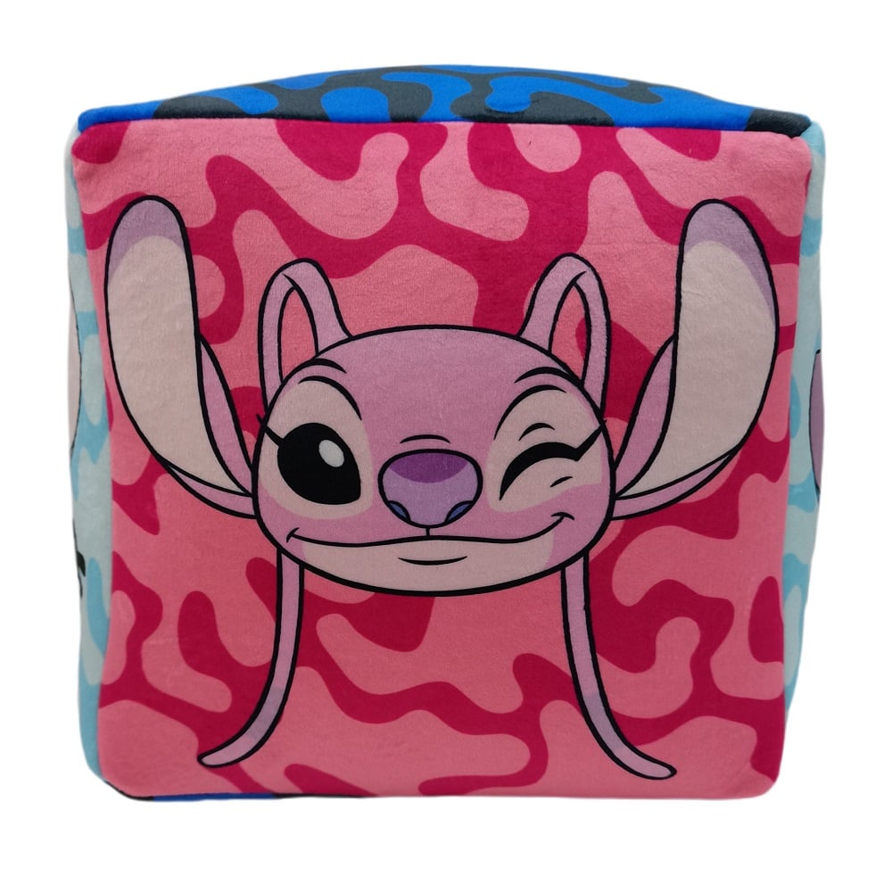 Disney - Lilo et Stitch - Coussin Cube Premium (25x25x25cm) - flash vidéo