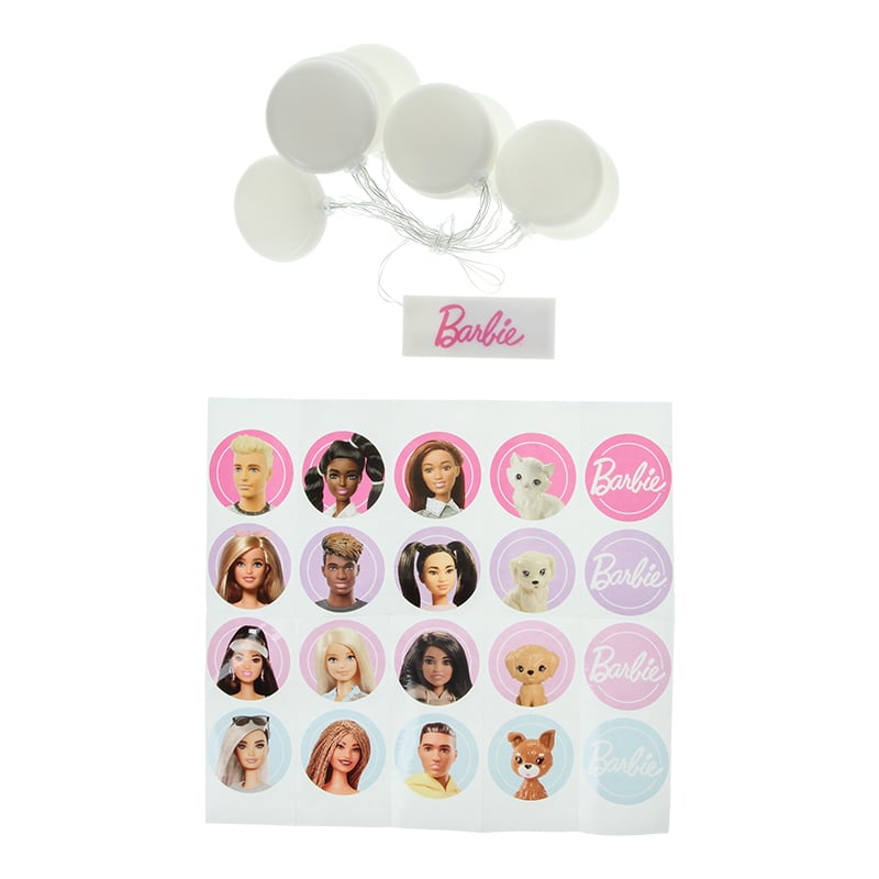 Barbie - Guirlande Lumineuse avec Stickers - flash vidéo