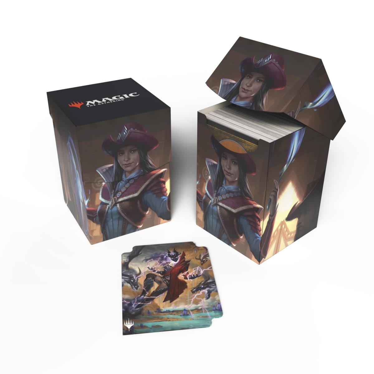 Ultra Pro - Magic: The Gathering - Outlaws of Thunder Junction - 100+ Deck Box Stella Lee, Wild Card - flash vidéo