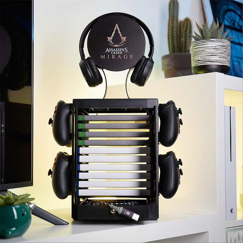 Numskull - Meuble de rangement inspiré d'Assassin's Creed pour gamer - flash vidéo
