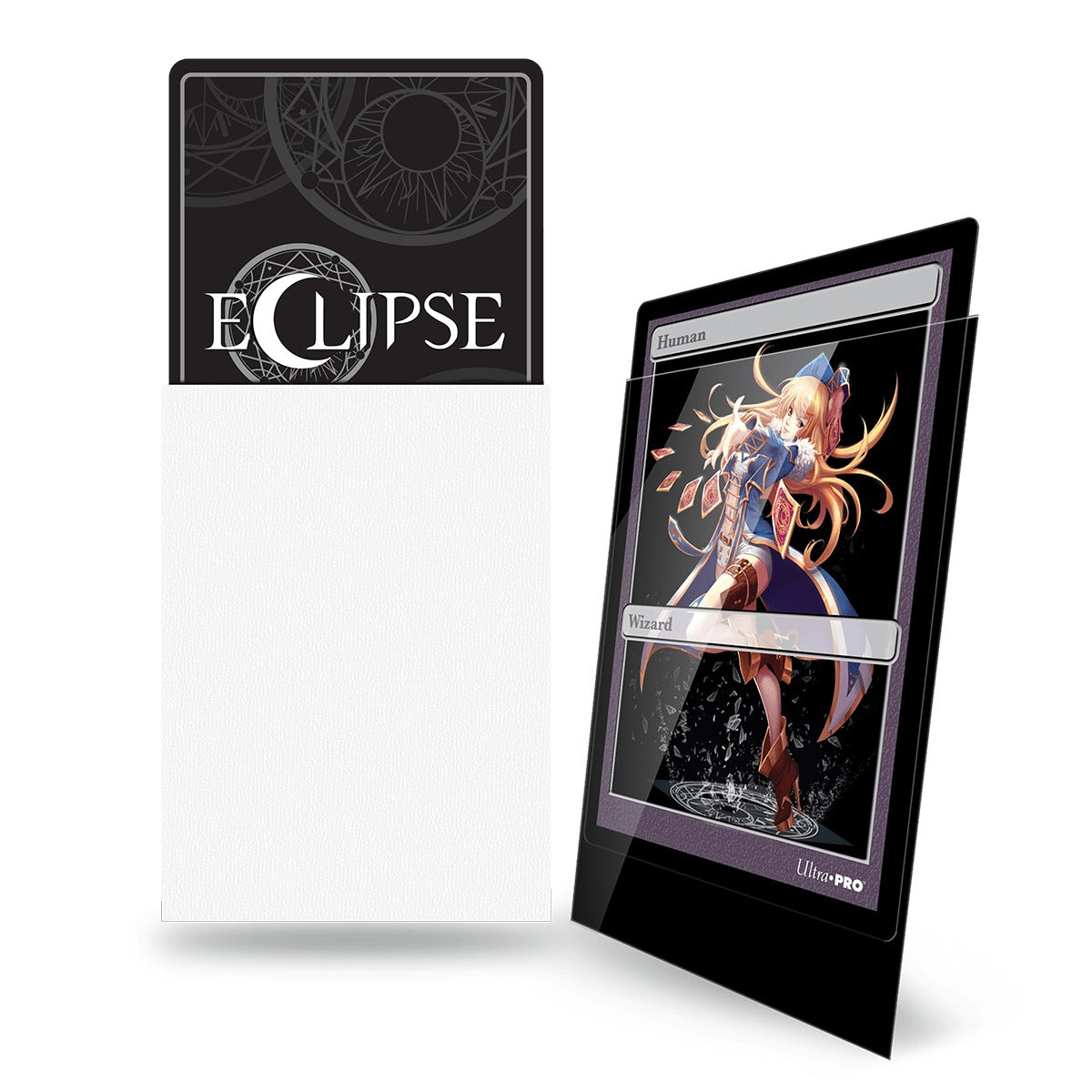 Ultra Pro - Eclipse Gloss Sachet de 60 protèges cartes petit format Blanc Arctique (62 x 89 mm) - flash vidéo