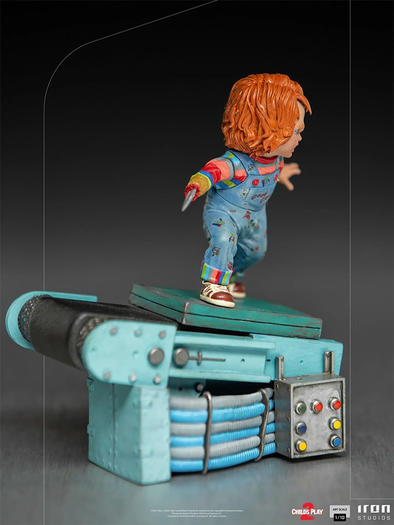 Iron Studios - Arts Scale 1/10 - Child's Play II - Chucky Statue 15cm - flash vidéo