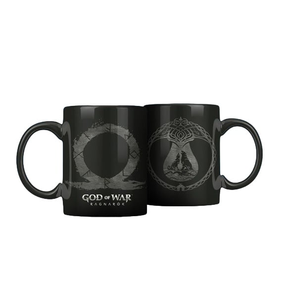 Numskull - God of War Ragnarok - Mug thermoréactif loups noirs - flash vidéo