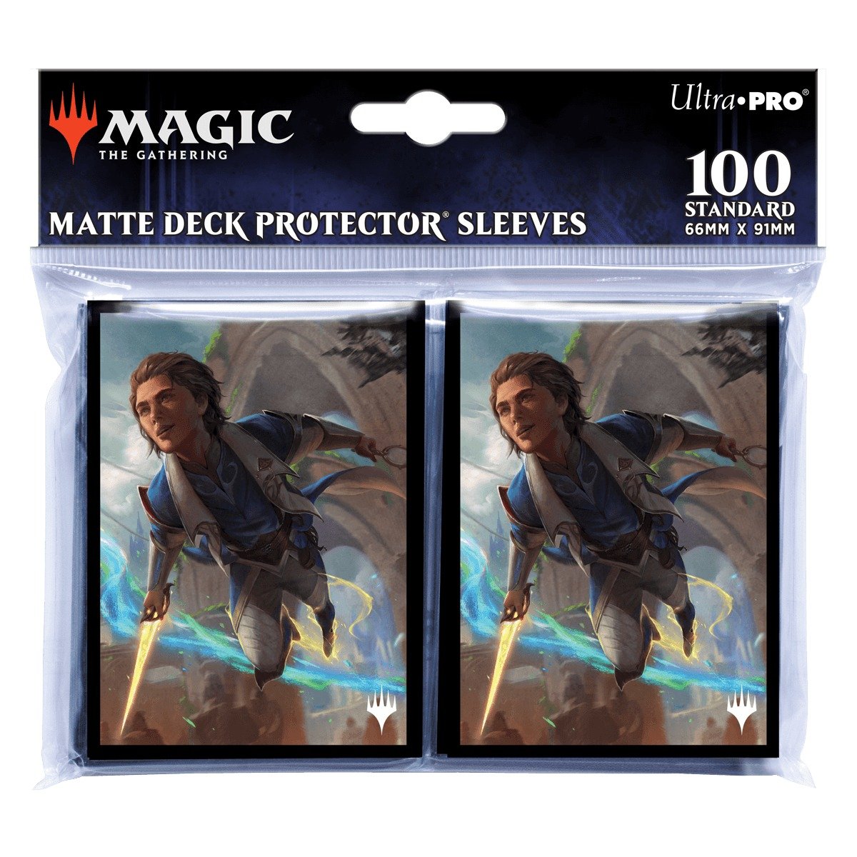 Ultra Pro - Magic: The Gathering - Murders at Karlov Manor - Sachet de 100 protèges cartes standard - Kellan, Prodige inquisiteur (63 x 89 mm) - flash vidéo