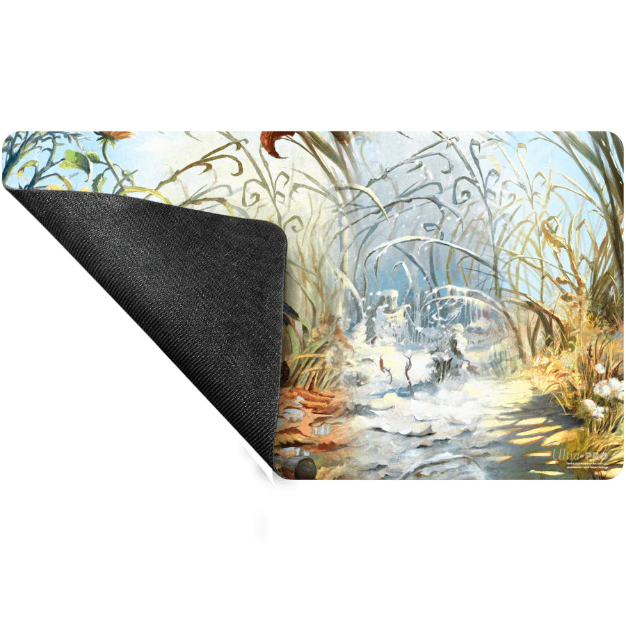 Ultra Pro - Magic: The Gathering - Bloomburrow - Tapis de jeu Terres de saison : Plaines (60 x 34 cm) - flash vidéo