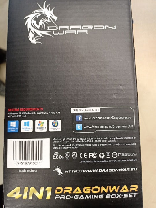 Dragonwar 4 in 1 Gaming Box - flash vidéo