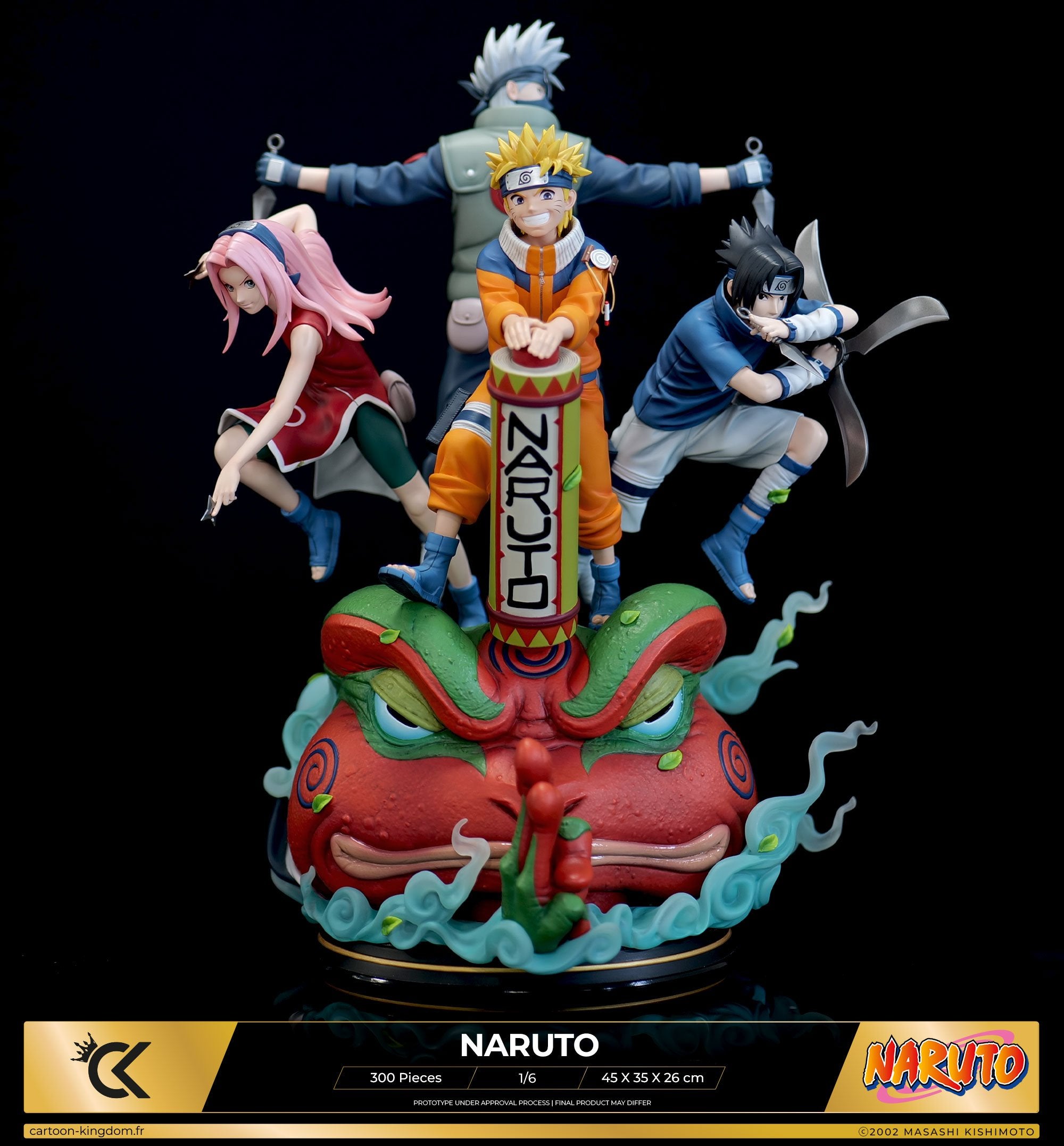 Cartoon Kingdom - 1:6 Statues - Naruto "Team 7" Statue 45cm - flash vidéo