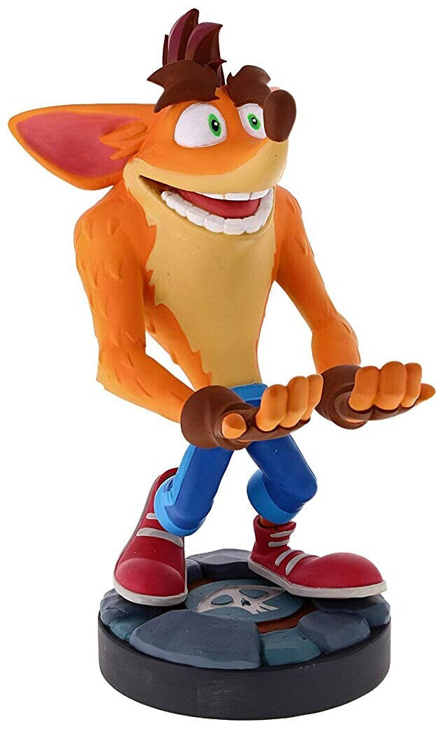 Cable Guys - Crash Bandicoot 4 - Crash Support Chargeur pour Téléphone et Manette - flash vidéo