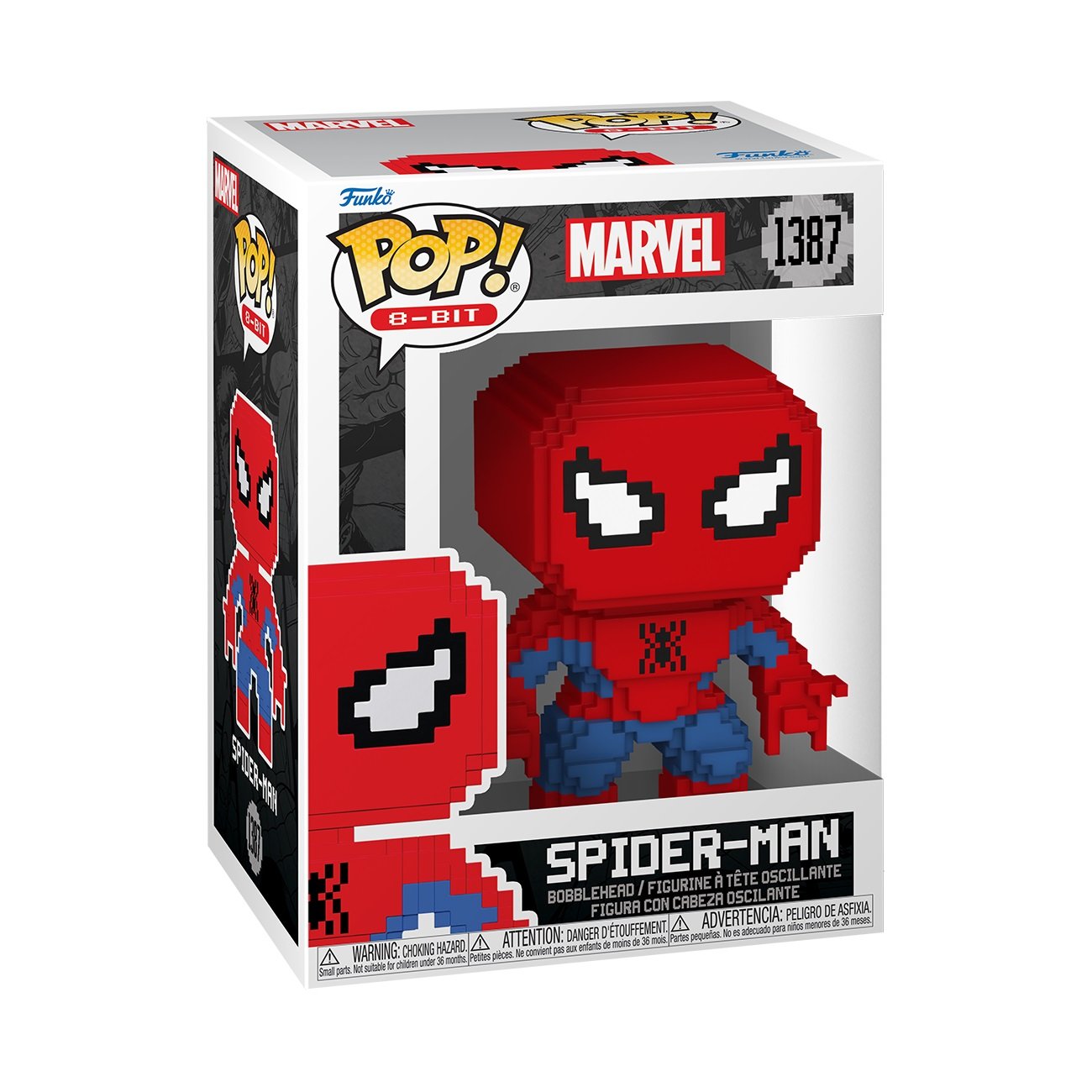 Funko Pop! Marvel: 8-Bit - Spider-Man - flash vidéo