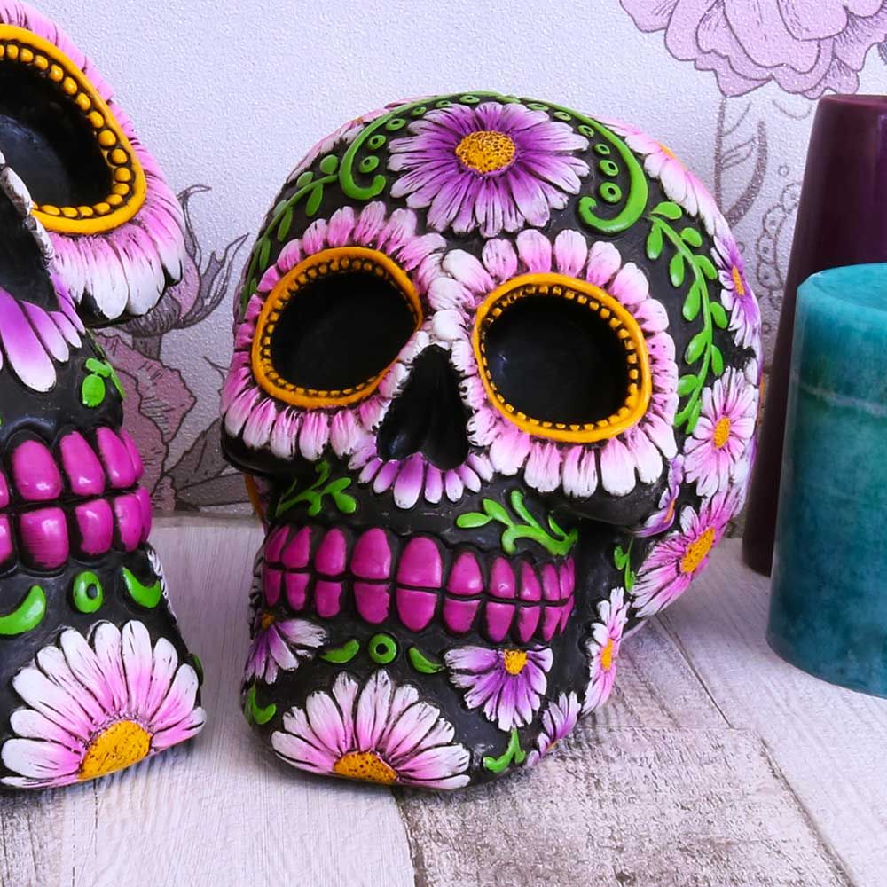 Sugar Petal Skull 14.5cm - flash vidéo