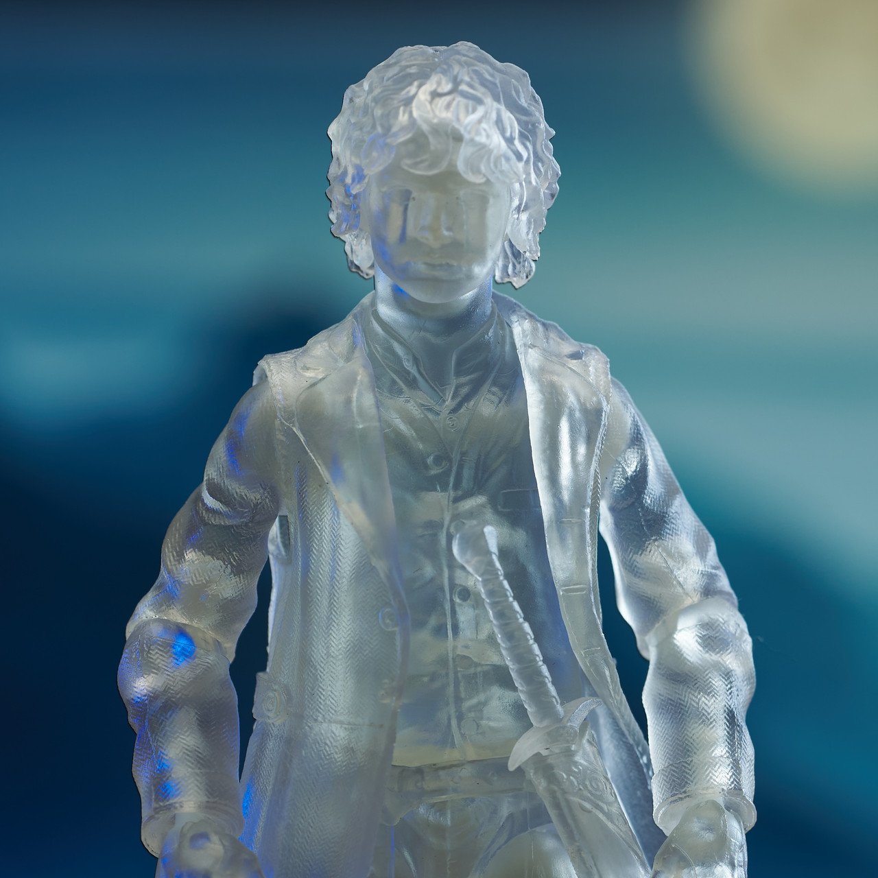 Diamond Select Toys - Le Seigneur des Anneaux - Frodo "Invisible" Action Figure Deluxe 13cm - flash vidéo