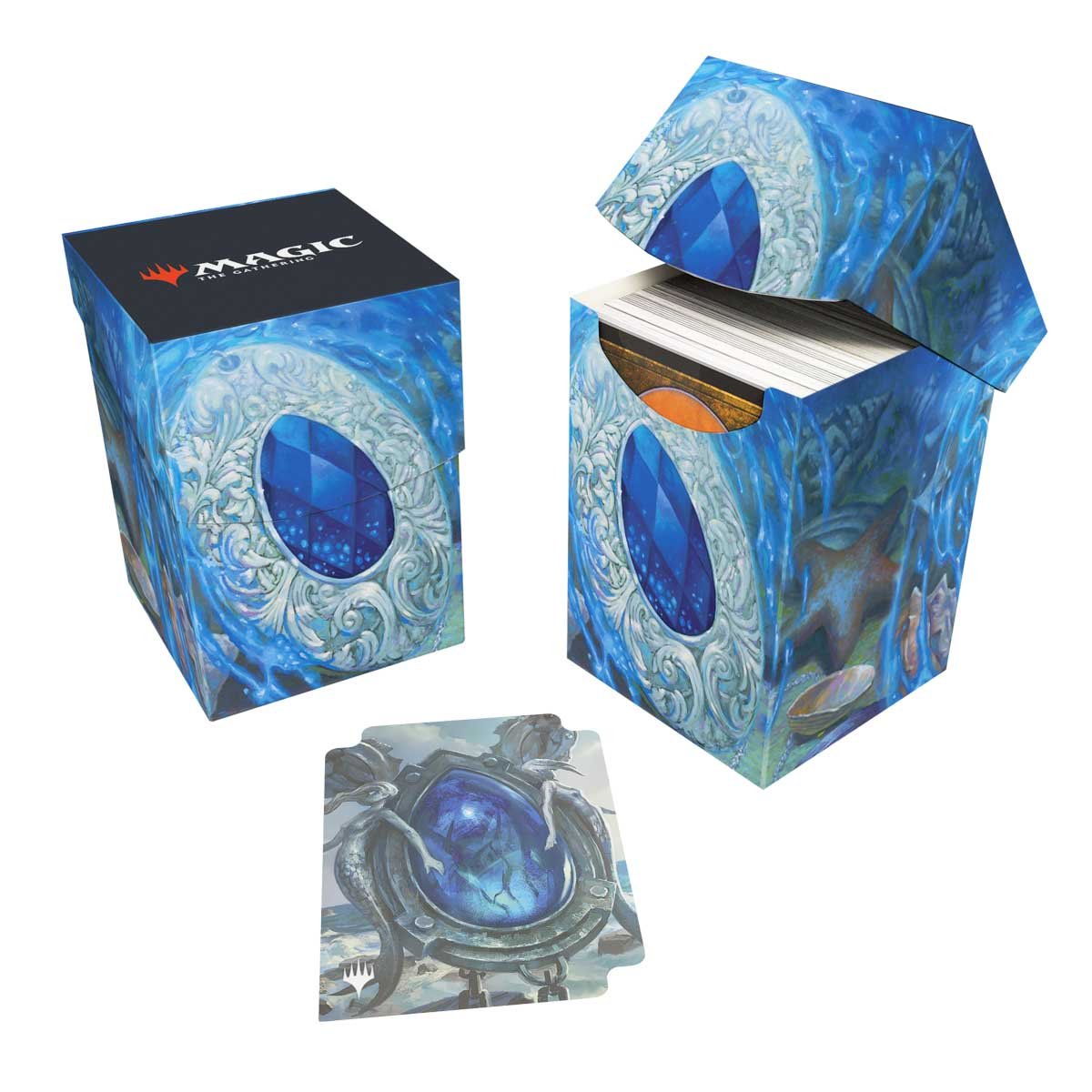 Ultra Pro - Magic: The Gathering - Modern Horizons 3 - 100+ Deck Box Médaillon de saphir - flash vidéo