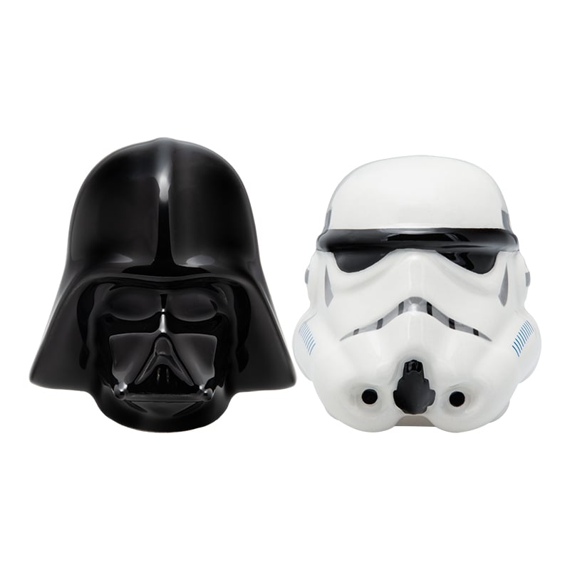 Star Wars - Salière et poivrière en céramique Dark Vador et Stormtrooper - flash vidéo
