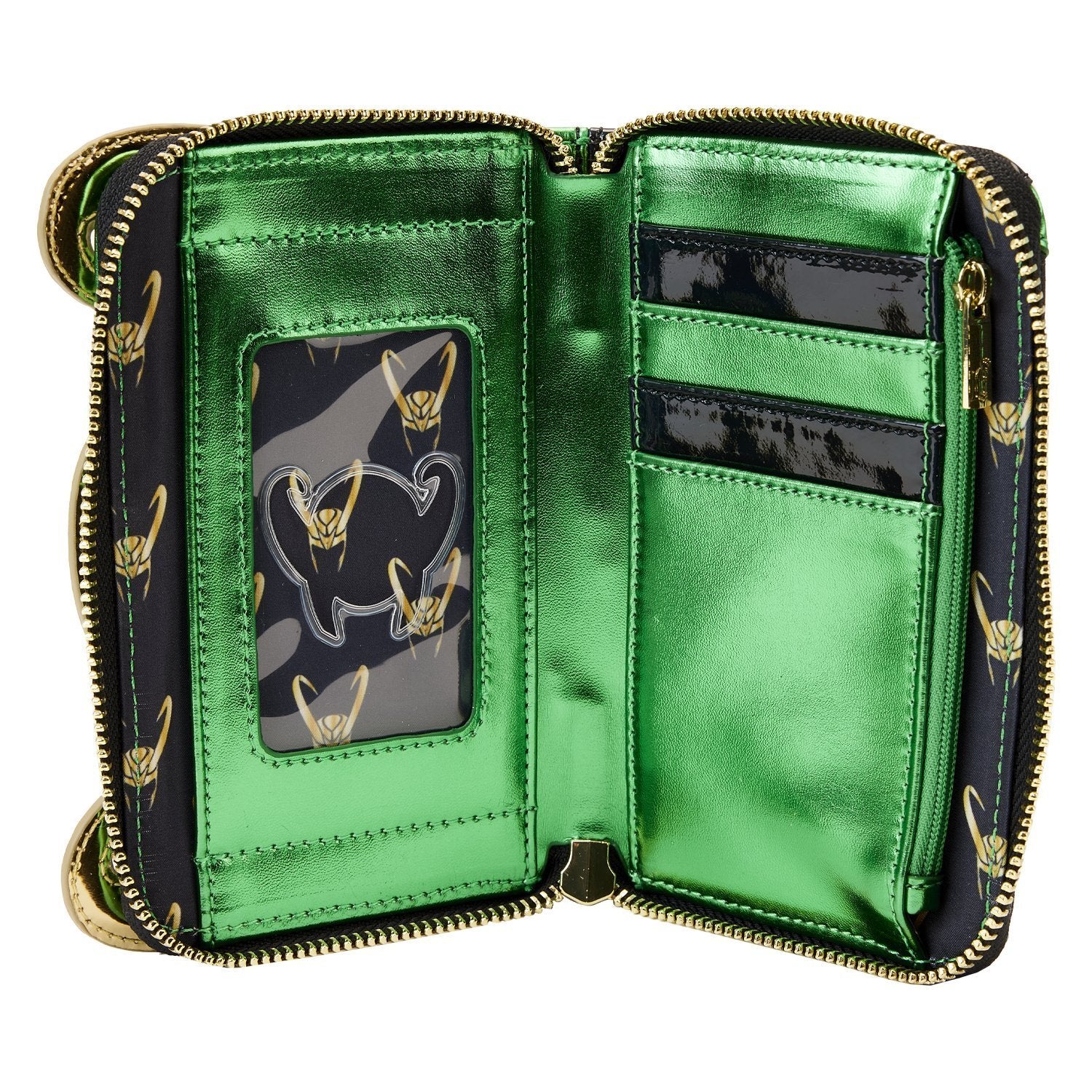 Loungefly: Marvel - Shine Loki Zip Around Wallet - flash vidéo