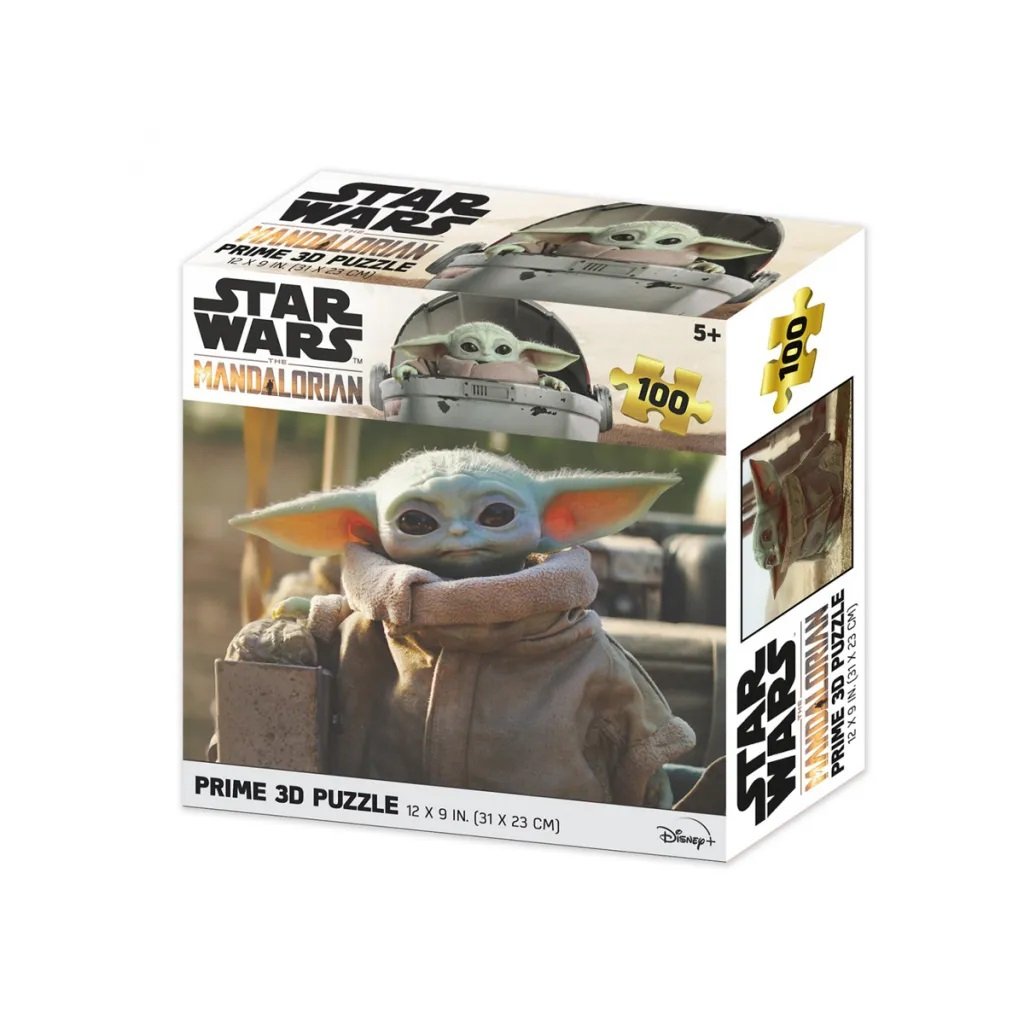Star Wars: The Mandalorian - Puzzle lenticulaire Grogu 100 pcs 31x23 cm - flash vidéo