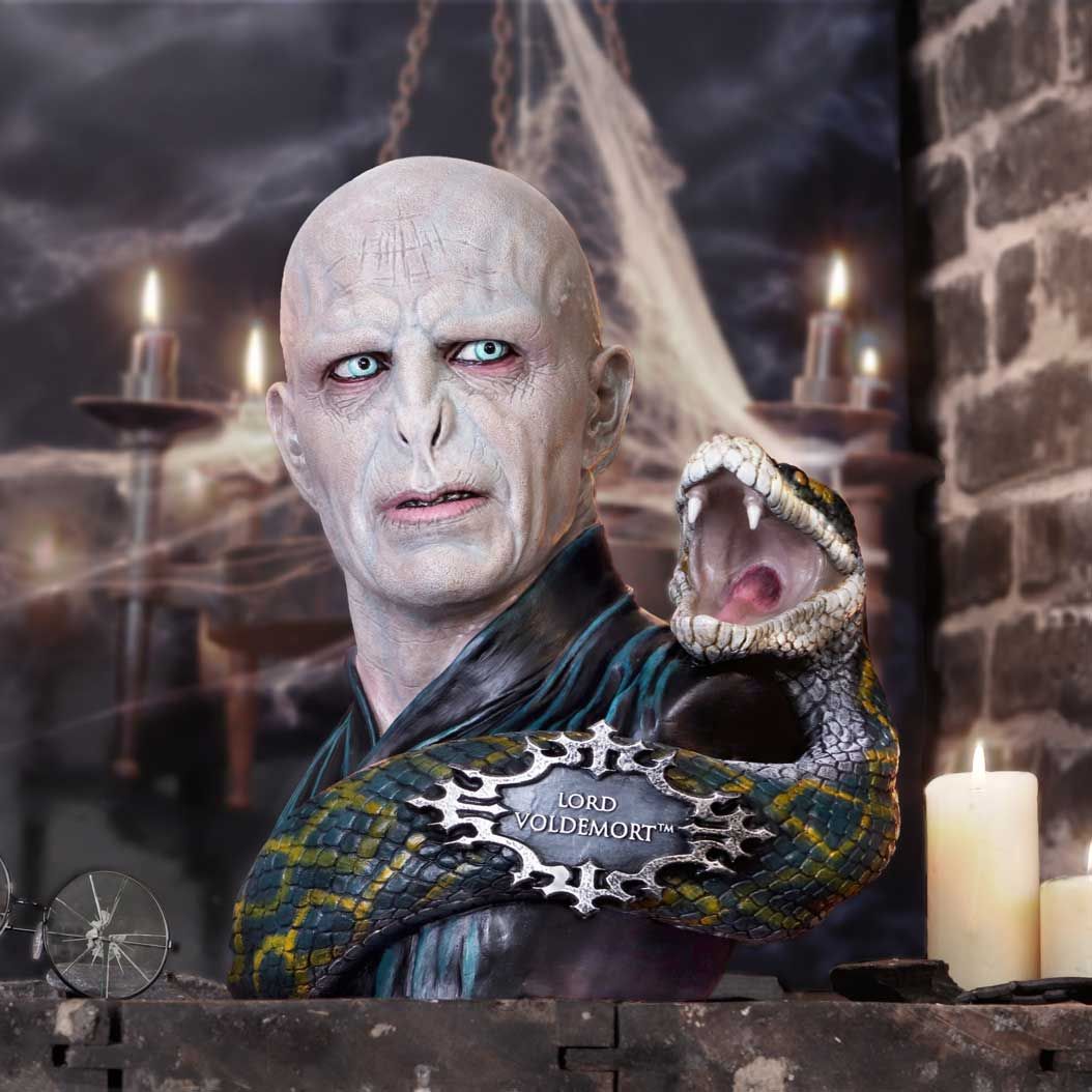 Harry Potter - Buste de Lord Voldemort 30.5cm - flash vidéo