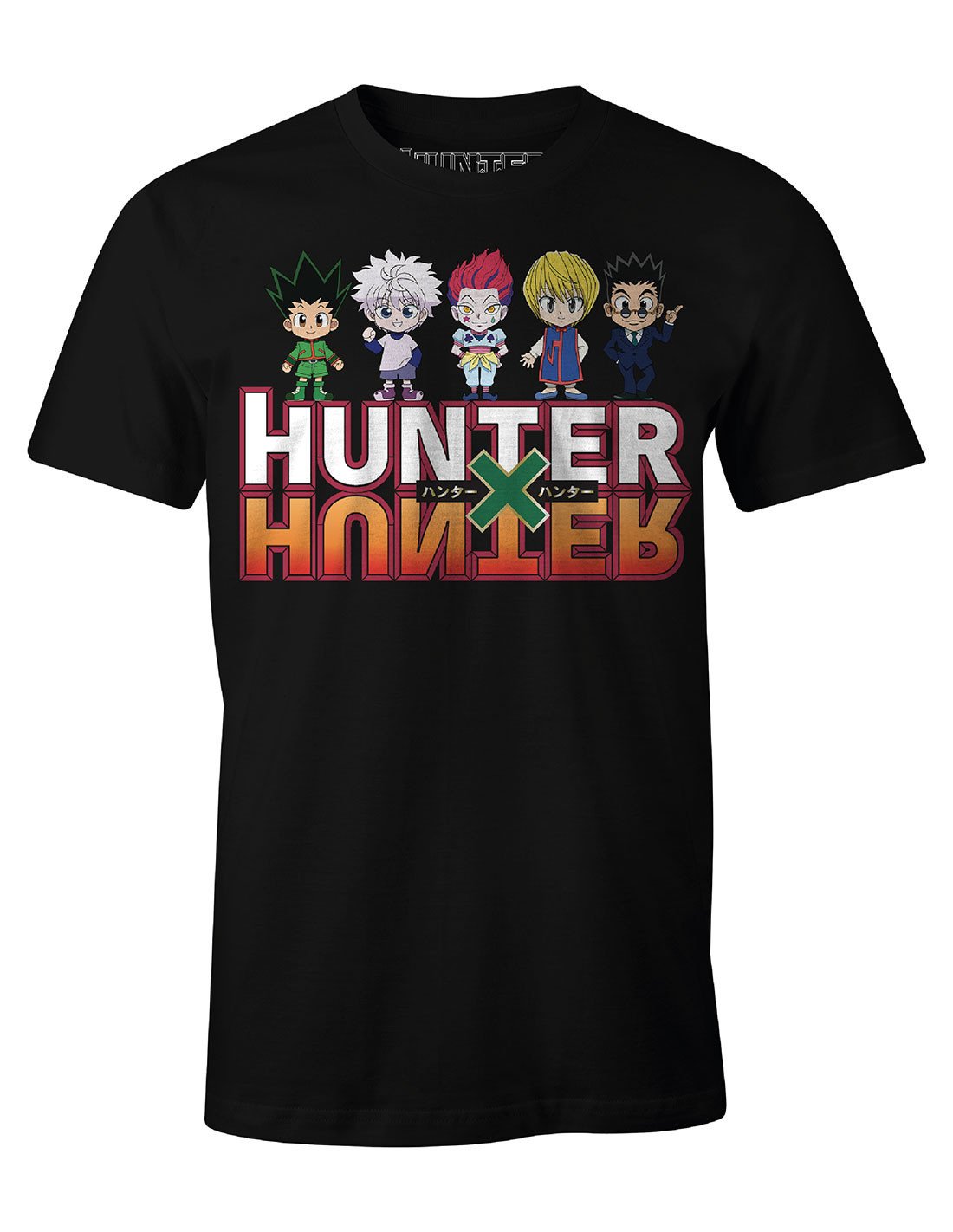 Hunter X Hunter - T-shirt Noir Équipe de Hunter - XL - flash vidéo