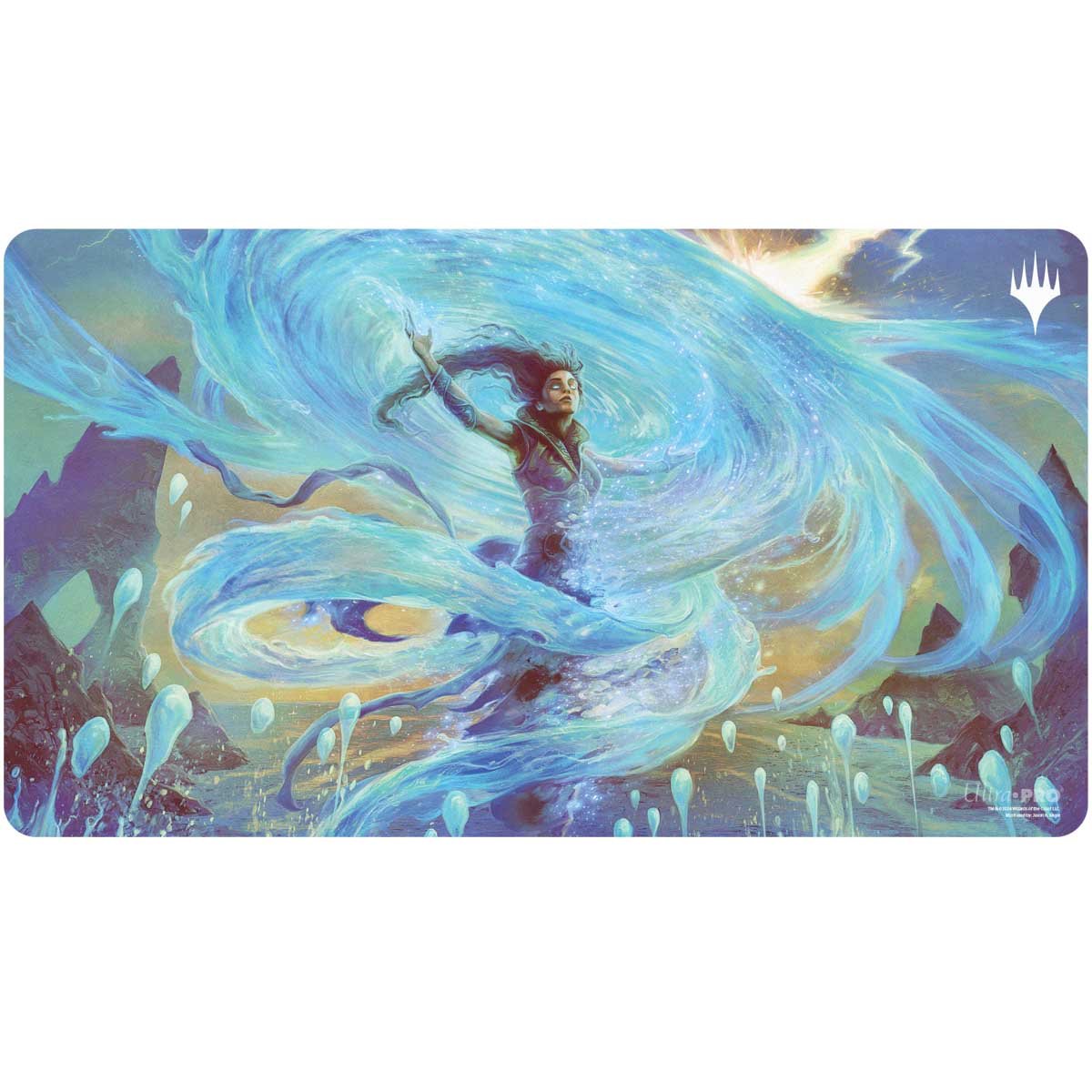 Ultra Pro - Magic: The Gathering - Modern Horizons 3 - Tapis de jeu L'embrasement du déni (60 x 34 cm) - flash vidéo