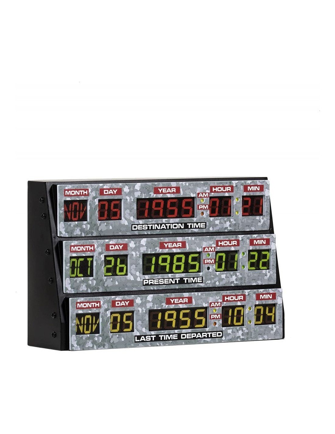 Retour vers le futur - Lampe de bureau / Applique murale 3D Console de la machine à remonter le temps de la DeLorean - flash vidéo