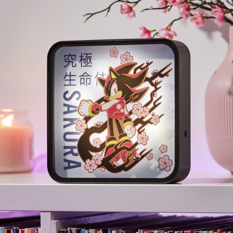 Numskull - Sonic le Hérisson - Lampe en plexiglas Sakura Shadow - flash vidéo