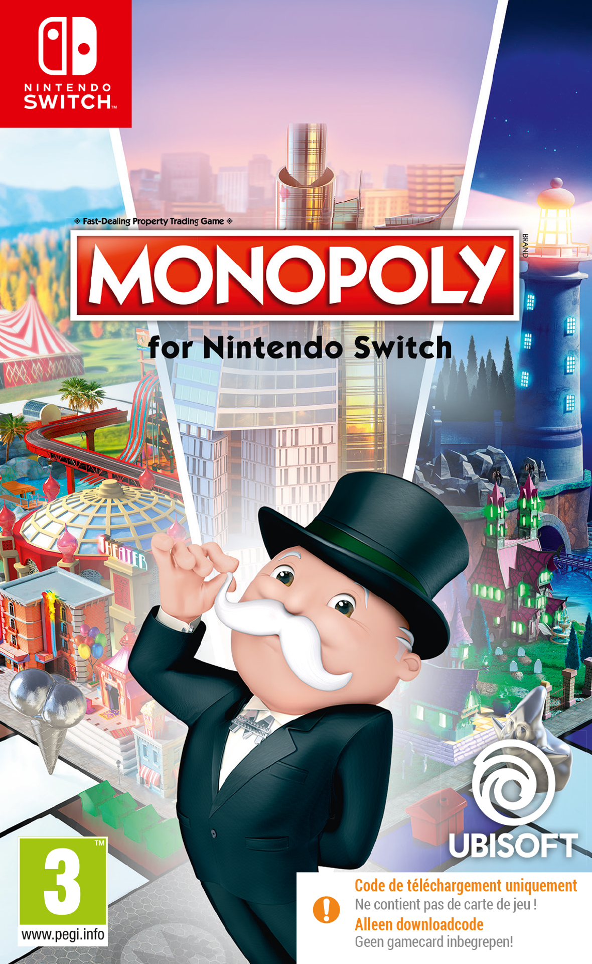 Monopoly for Nintendo Switch (Code-in-a-box) - flash vidéo