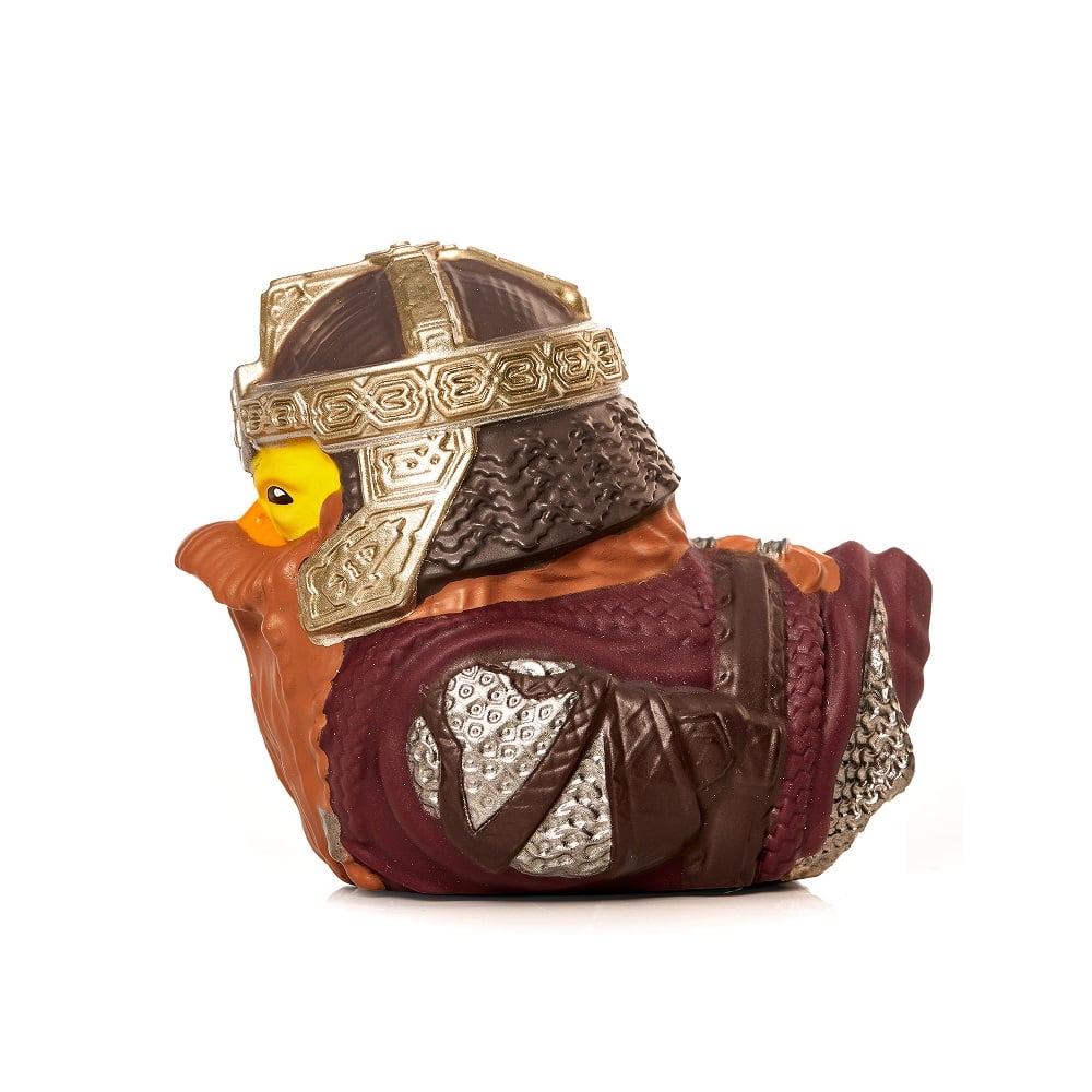 Numskull - Mini TUBBZ Canard de bain - Le Seigneur des anneaux - Gimli (Édition baignoire) - 8cm - flash vidéo