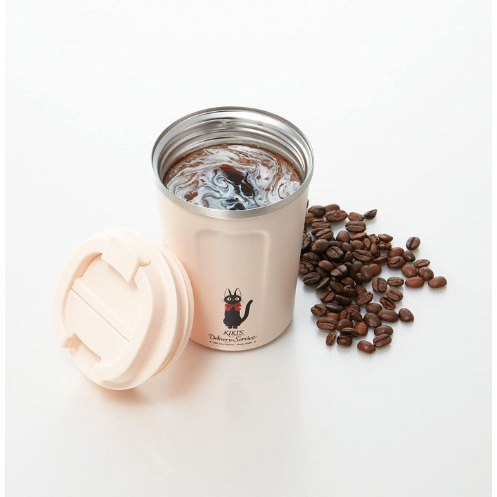 Ghibli - Kiki la petite sorcière - Mug Isotherme Jiji Rose Mat 350ml - flash vidéo