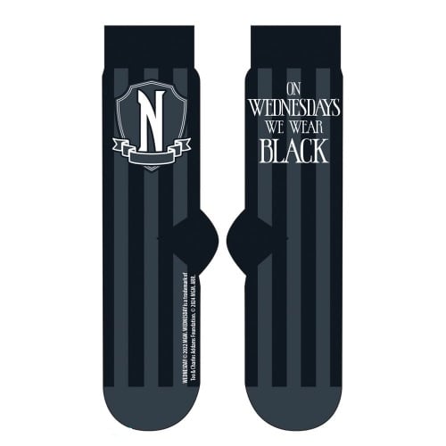 Mercredi - Coffret cadeau avec tasse 315ml et paire de chaussette EU 36-41 "Wear Black" - flash vidéo
