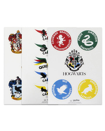 Harry Potter - Feuille d'Autocollants Maisons de Poudlard - flash vidéo