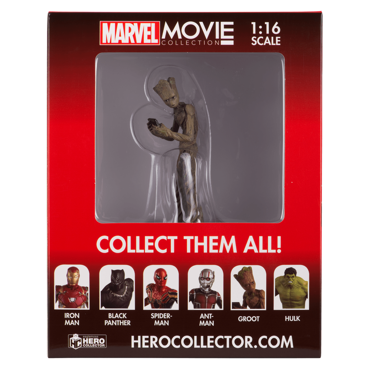 Marvel Movie 1:16 Figures - Groot (Teenage) 18 cm - flash vidéo