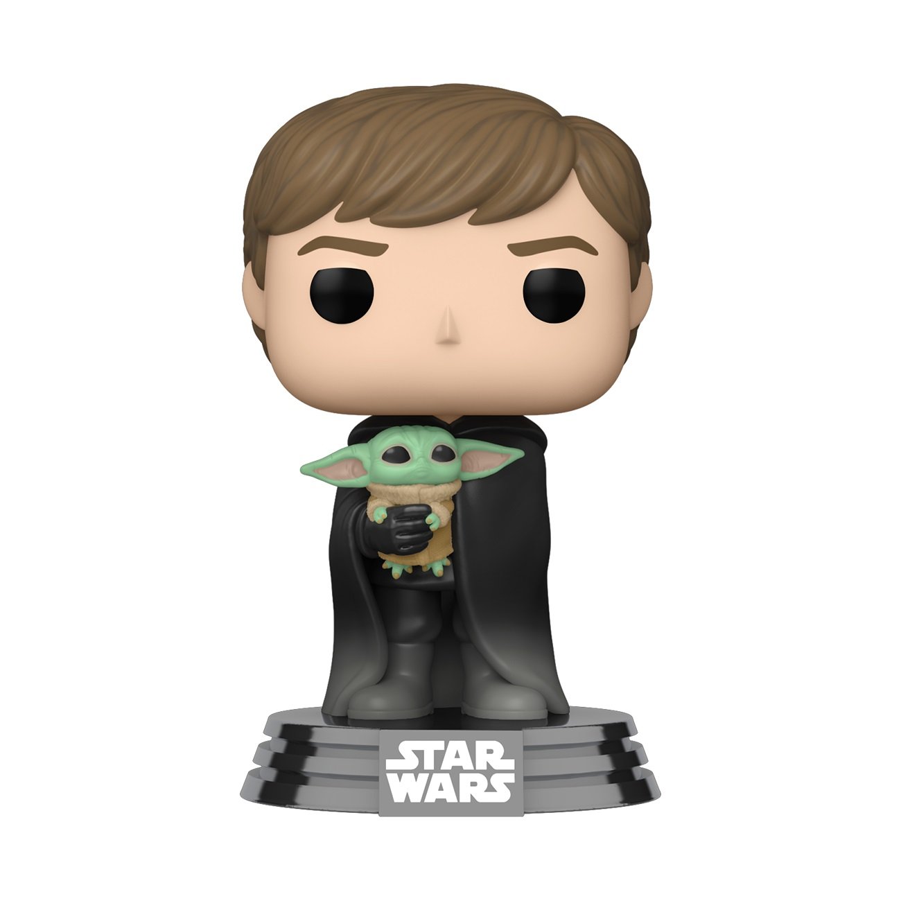 Funko Pop! & Tee: Star Wars: The Mandalorian - Luke Skywalker with Grogu - M - flash vidéo