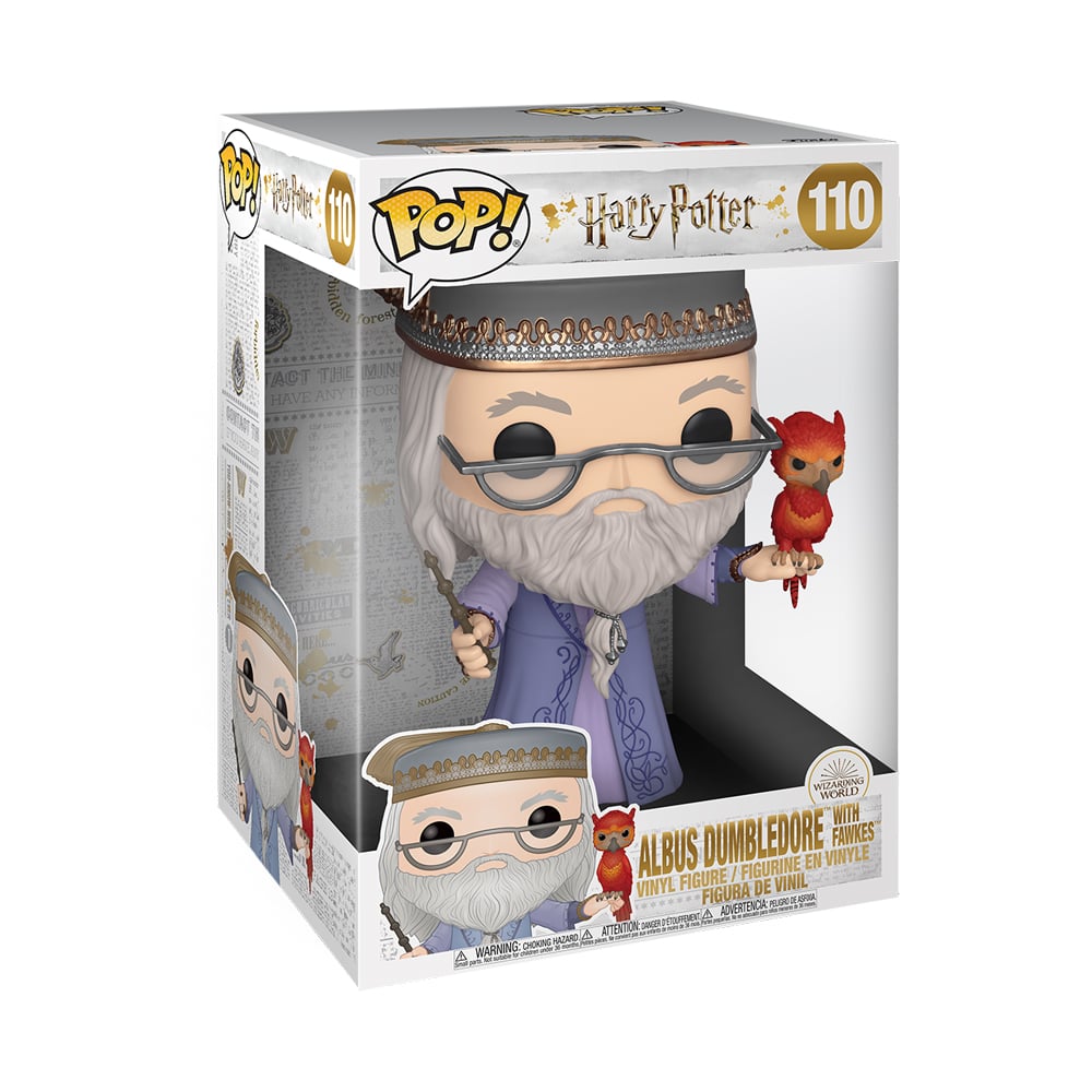 Funko Pop! Jumbo: Harry Potter - Dumbledore with Fawkes 10" Super Sized Pop! - flash vidéo