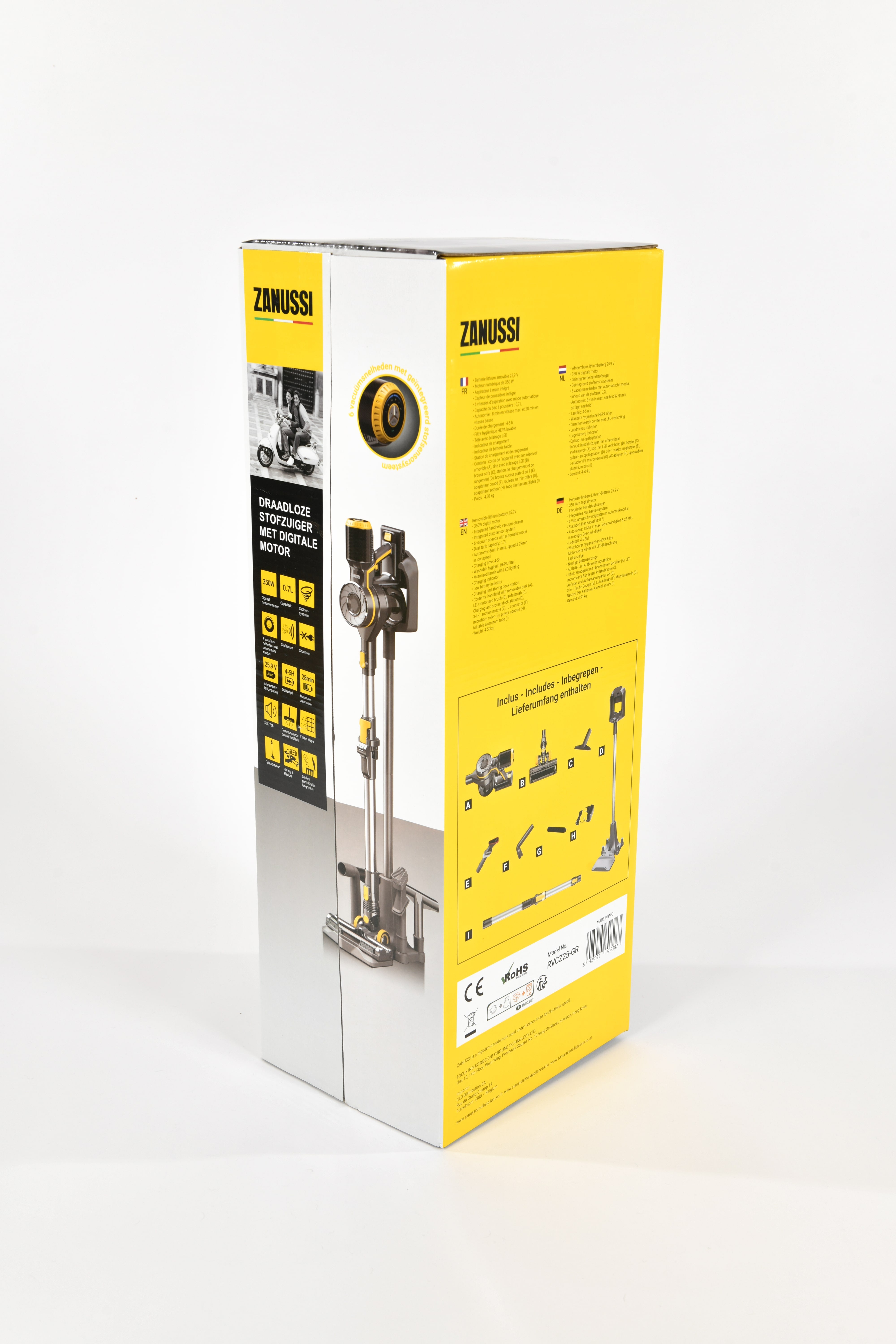 Zanussi - Aspirateur Balai sans fil RVCZ25 - flash vidéo