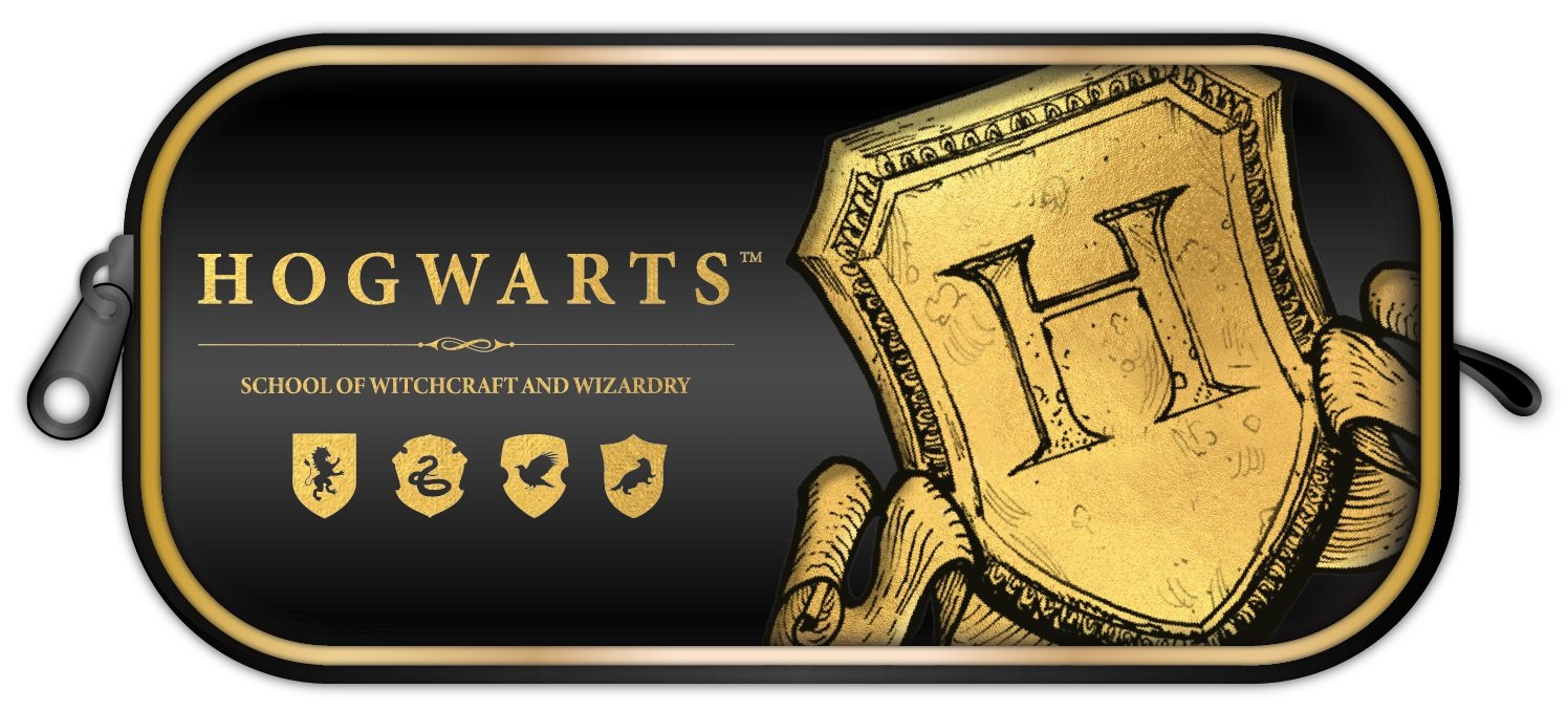 Harry Potter - Trousse à crayons rectangulaire Blason de Poudlard - flash vidéo