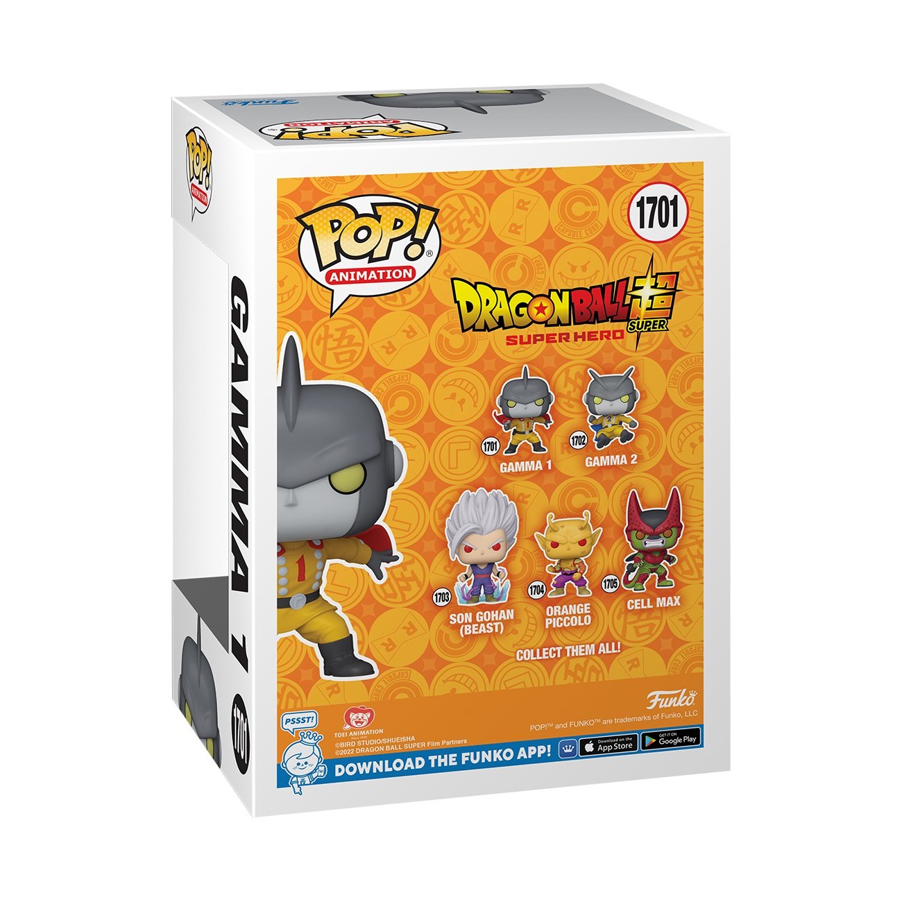 Funko Pop! Animation: Dragon Ball Super: Super Hero - Gamma 1 - flash vidéo