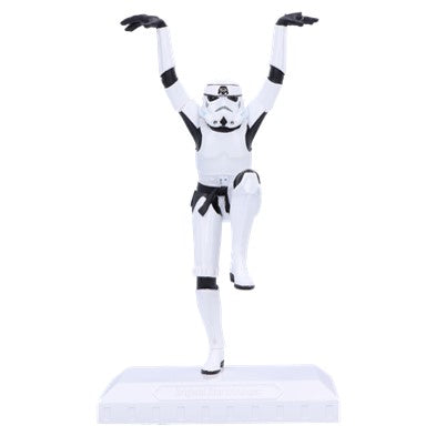 Star Wars - Statuette de Stormtrooper faisant le coup de pied de la grue 20.5cm - flash vidéo