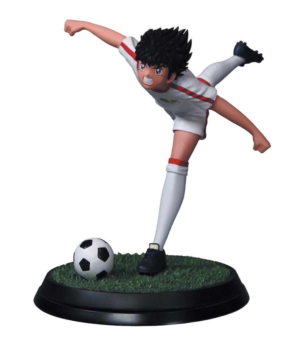 Plastoy - Olive et Tom (Captain Tsubasa) - Olivier Atton (Tsubasa Ozora) Statue 18.5cm - flash vidéo