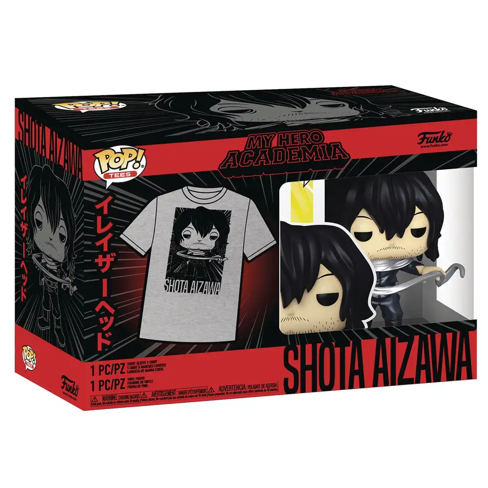 Funko Pop! & Tee: My Hero Academia: Shota Aizawa - XL - flash vidéo