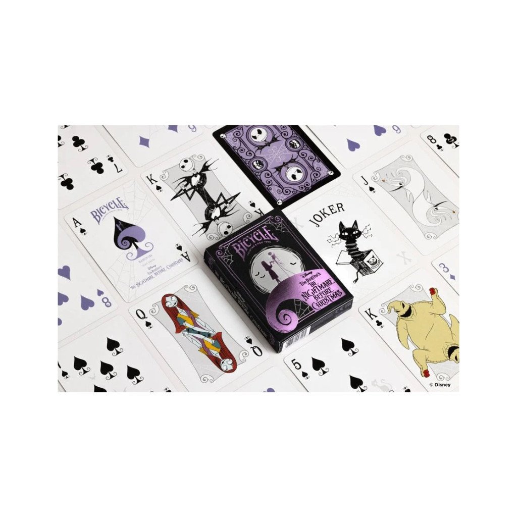 Bicycle - Carte de jeu Standard 56 pièce(s) Disney The Nightmare Before Christmas - flash vidéo