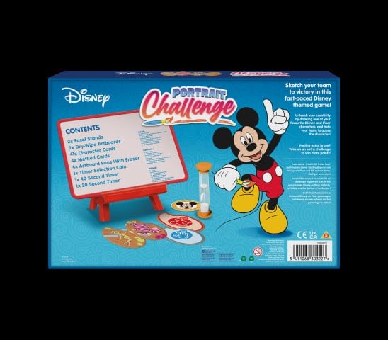Shuffle - Jeu de société de dessin Disney Portrait Challenge - flash vidéo