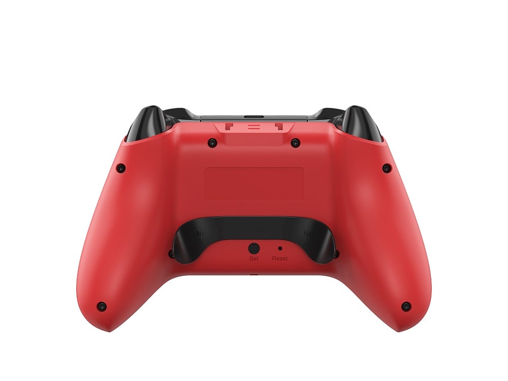 EgoGear - Manette sans fil Bluetooth SC15 Rouge pour PS4, PS3 et PC - flash vidéo