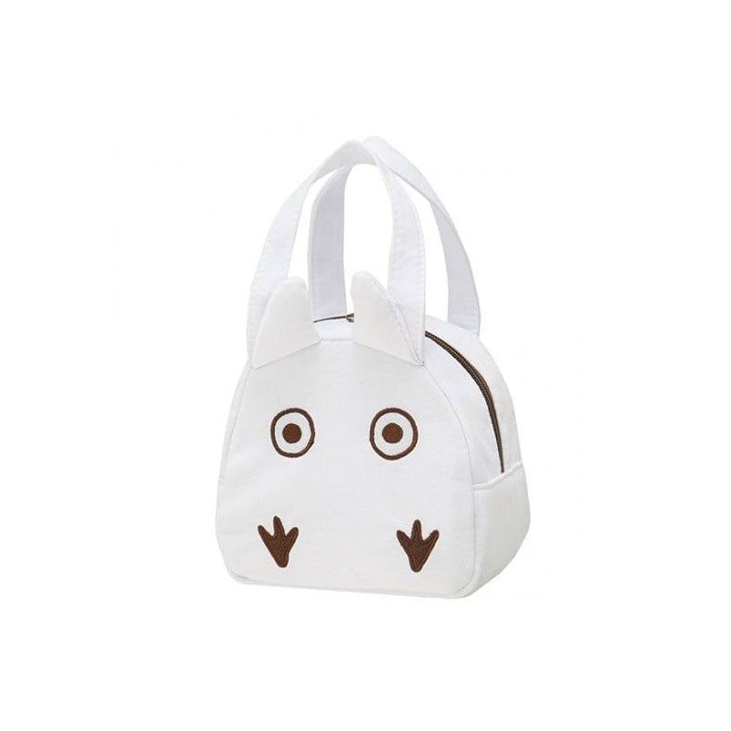 Mon Voisin Totoro - Sac à Lunch Totoro Blanc Tissu - flash vidéo