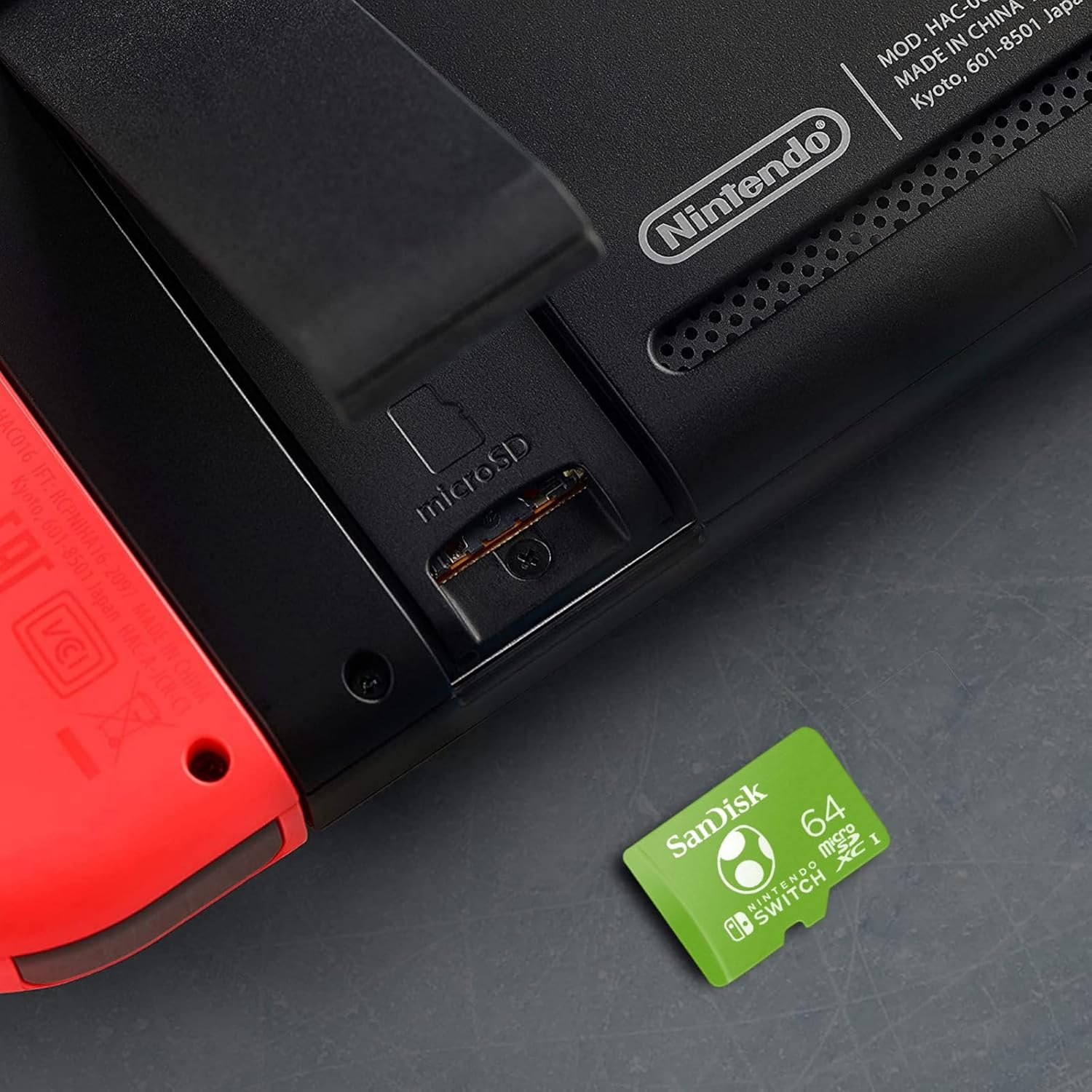 SanDisk - Carte mémoire microSDXC UHS-I 64 Go Edition Yoshi pour Nintendo Switch, Switch Lite et Switch OLED - flash vidéo