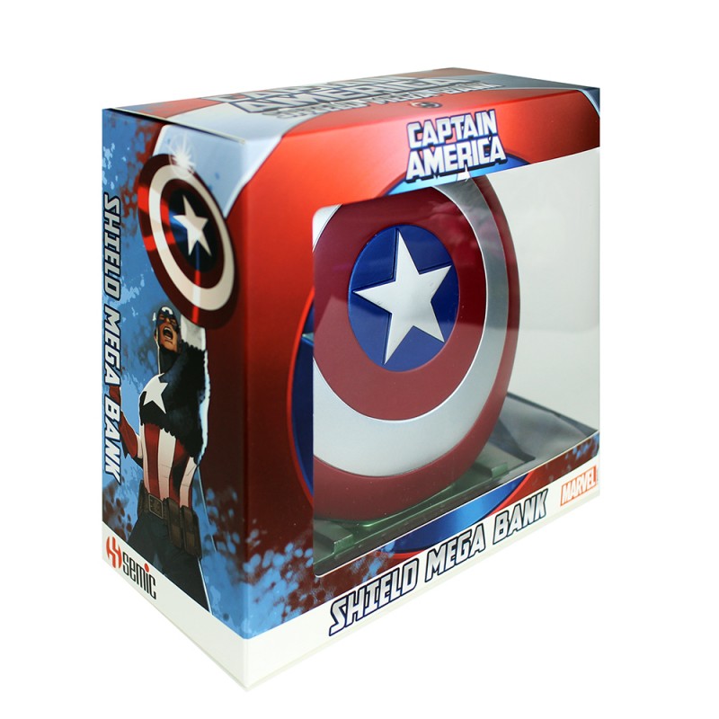 Marvel - Mega Tirelire Bouclier de Captain America - flash vidéo