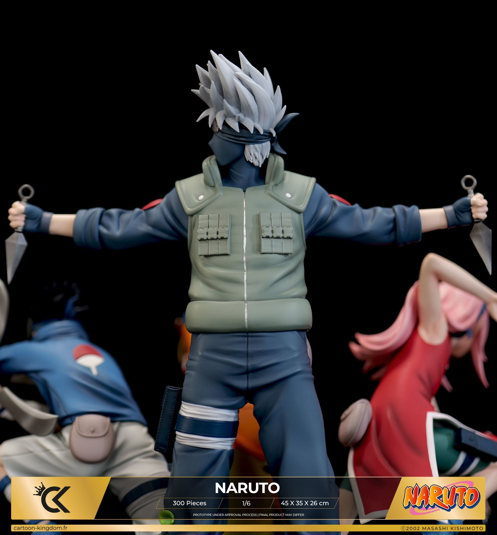 Cartoon Kingdom - 1:6 Statues - Naruto "Team 7" Statue 45cm - flash vidéo