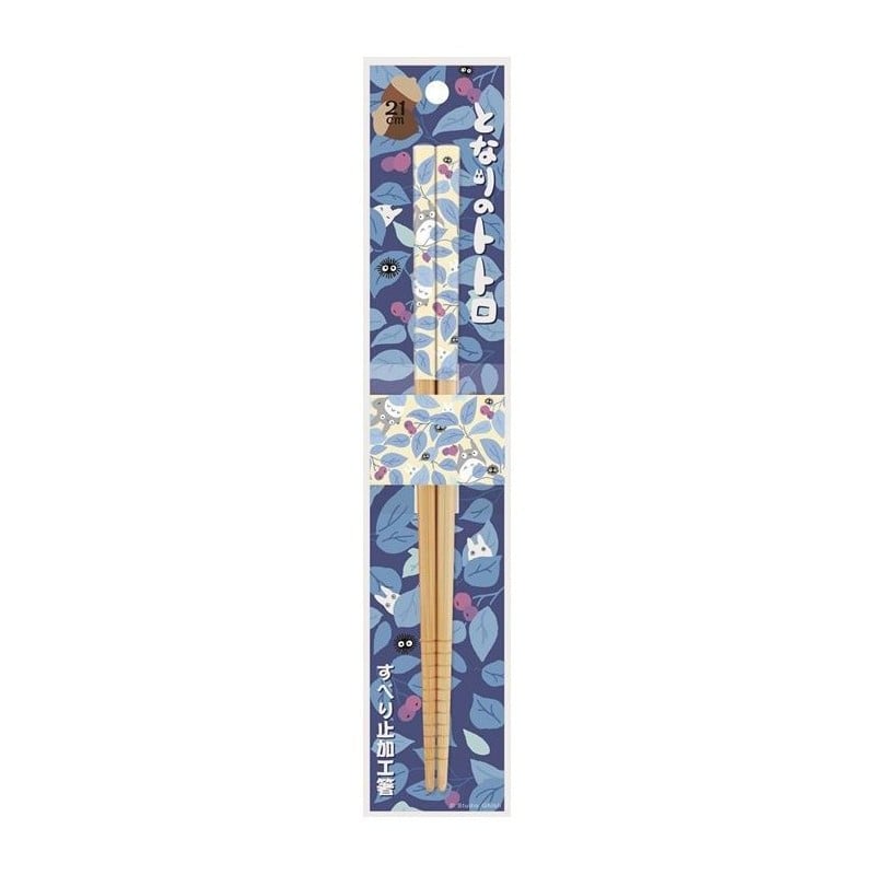 Ghibli - Mon Voisin Totoro - Baguettes Totoro Noyer Bleu 21cm - flash vidéo